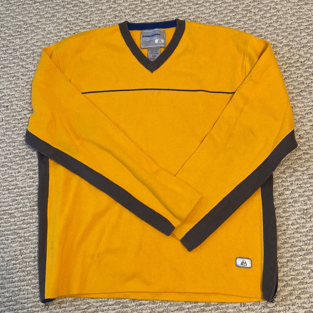 Vintage yellow sweater from Campus Crew